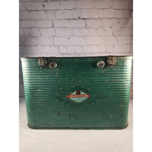BEVERATOR HOT ROD RAT ROD1940'S VintageIce Box Chest Cooler Rare CAR TRUCK